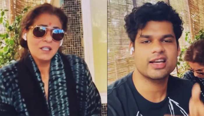 Dimple Kapadia Grooves With Nephew Dimple Kapadia On His Latest Song &#039;Tere Bina&#039;