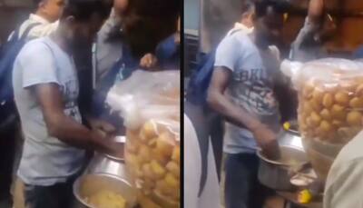 Pani Puri Seller Serves Tangy Bliss To Passengers On Moving Train: Watch Video