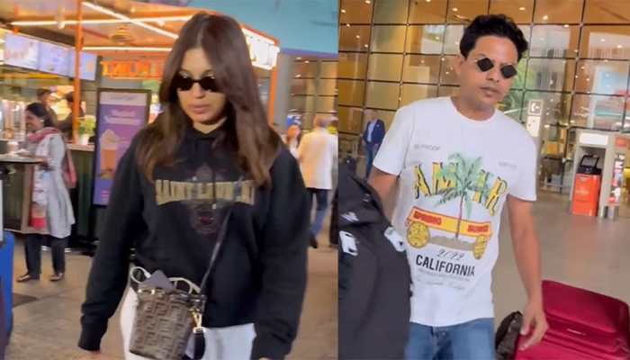 Viral Video: Bhumi Pednekar Clicked With Rumoured Boyfriend Yash Kataria, Duo Seen Leaving Airport In Same Car