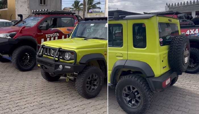 Meet India's First Maruti Suzuki Jimny With ARB Bullbar, Oldman Emu Suspension Upgrade: WATCH