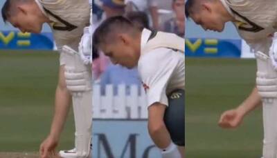 Disgusting: Marnus Labuschagne Accidentally Drops Bubble Gum On The Pitch, Reinserts Into Mouth; Video Goes Viral - Watch