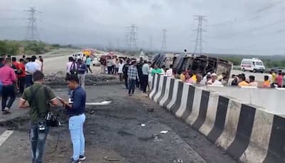 Maharashtra Bus Fire: PM Modi, CM Eknath Shinde Announce Ex-Gratia; 3 Children Among 26 Dead