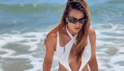 Nia Sharma Dives Into Miami Pool On Oceanfront Wearing Stunning Two-Piece, Flaunts Her Perfect Bikini Body - Watch