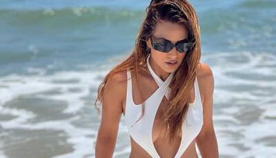 Nia Sharma Dives Into Miami Pool On Oceanfront Wearing Stunning Two-Piece, Flaunts Her Perfect Bikini Body - Watch