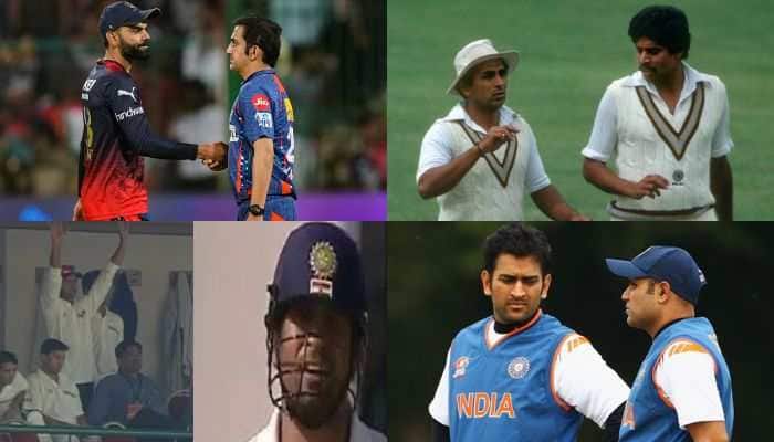 From Virat Kohli Vs Gautam Gambhir To Ravindra Jadeja vs Suresh Raina, Top 10 Biggest Fights Between 2 Indian Cricketers - In Pics 