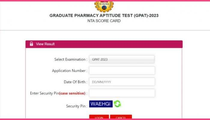 GPAT Result 2023 Declared On gpat.nta.nic.in, Direct Link To Download NTA Scorecards Here