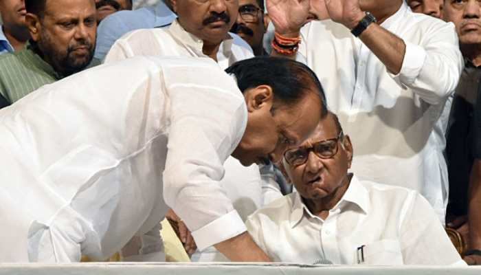 Ajit Pawar Meets NCP Leaders At His Mumbai Residence; Sharad Pawar Says 'Unaware'