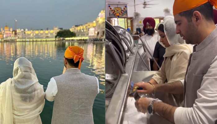 Watch: Parineeti Chopra, Raghav Chadha&#039;s Humble Act of Sewa in Amritsar Touches Hearts