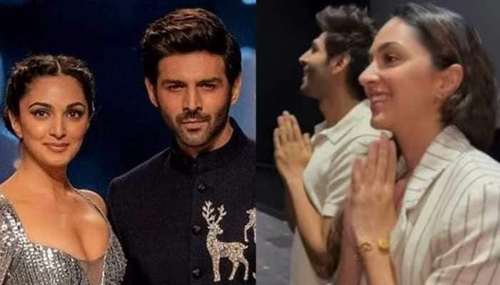 Kartik Aaryan, Kiara Advani Surprise Fans At Theatre During &#039;Satyaprem Ki Katha&#039; Screening