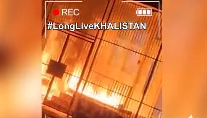 Khalistan Supporters Set Indian Consulate In San Francisco On Fire, US &#039;Strongly Condemns&#039; - Watch