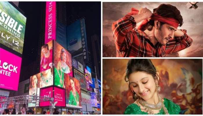 Mahesh Babu&#039;s Daughter Sitara Features On Times Square Billboard
