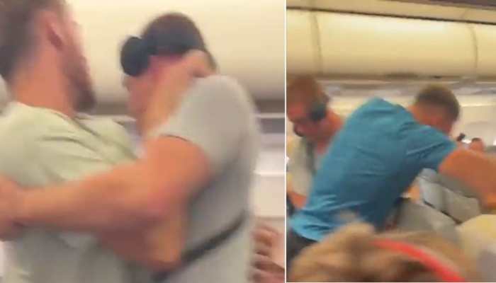 Watch: UK Man Tries To Open Plane&#039;s Door On Ryanair Flight, Tackled By Co-Passengers