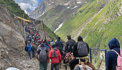 Amarnath Yatra Suspended Due To Heavy Rainfall In Kashmir Valley