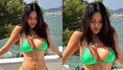 Esha Gupta Turns The Heat Up In Green Bikini, Fans Call Her 'Bawaal'