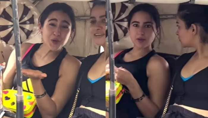 Sara Ali Khan Ditches Her Mercedez Benz For An Auto Ride, Surprises Bystanders