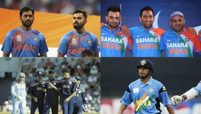 Top 10 Indian Cricket Team Jerseys Of All Time - In Pics