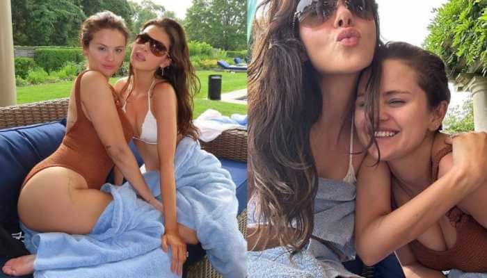 Selena Gomez Flaunts Her Perfect Curves In Rust Swimsuit, Drops Stunning Pics