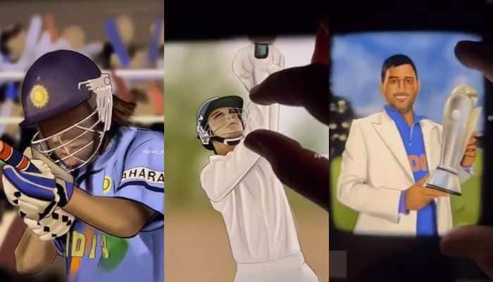 Goosebumps Guaranteed: Fan&#039;s Pinch-to-Zoom Tribute Video To MS Dhoni Goes Viral - Watch