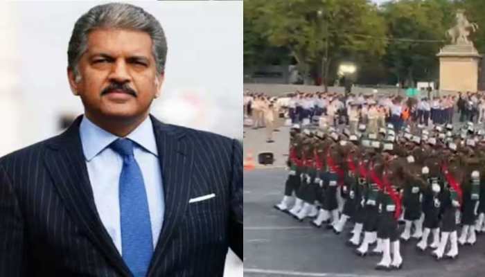 Anand Mahindra Impressed By Indian Army's Marching Contingent Practicing March In Paris; Video Goes Viral