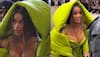 Cardi B green gown