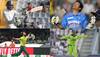 Brett Lee chainsaw celebration