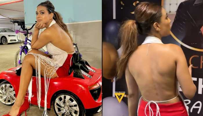 Nia Sharma Mercilessly Trolled For Wearing Bold Backless Outfit, Netizens Say 'Dupatte Ki Dress Bana Li'