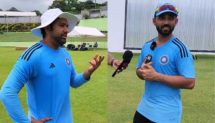 Watch: Rohit Sharma Turns Journalist, Asks Ajinkya Rahane Questions In Press Conference