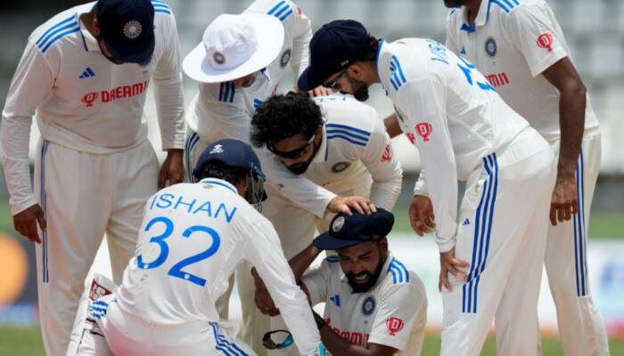 WATCH: Mohammed Siraj Takes UNBELIEVABLE Catch To Dismiss Jermaine Blackwood, Injures Elbow During India vs West Indies 1st Test