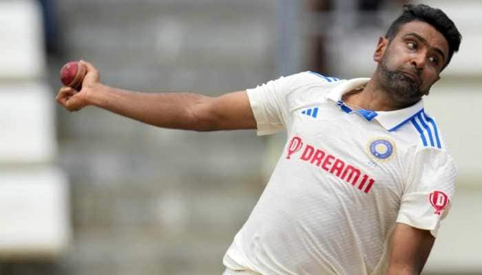 Team India off-spinner Ravichandran Ashwin claimed his 33rd five-wicket haul in the 1st Test vs West Indies in Dominica on Wednesday. Ashwin is the sixth bowler to achieve this feat and surpassed England's James Anderson. (Source: Twitter)