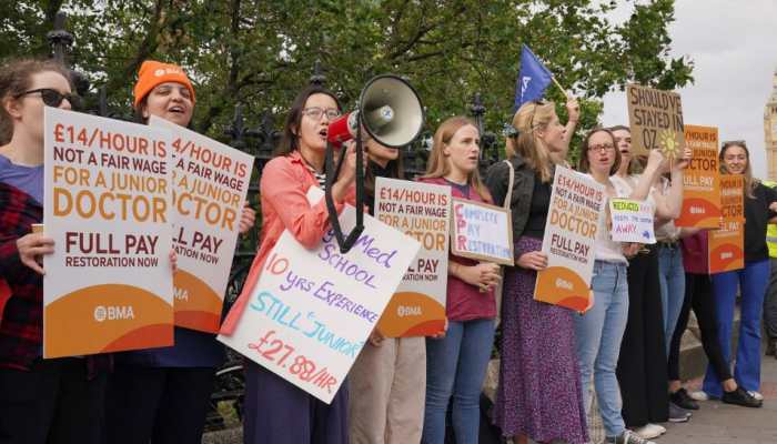 Thousands Of Doctors In England Go On 'Longest-Ever Strike' Over Pay Rise
