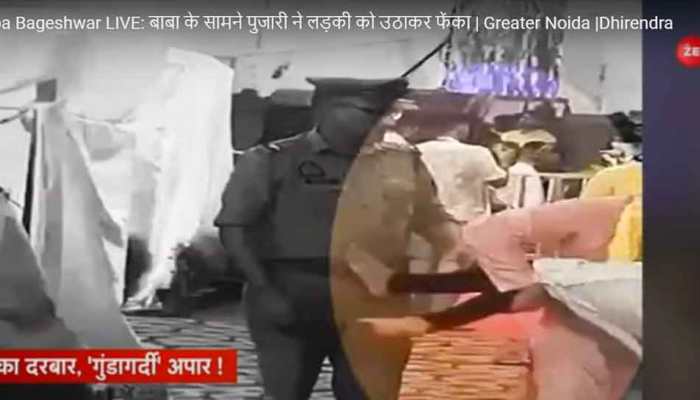 WATCH: Woman Thrown Away By Priest, Youth Thrashed Amid Chaos At Baba Bageshwar Dham’s ‘Divya Darbar’ In Greater Noida  