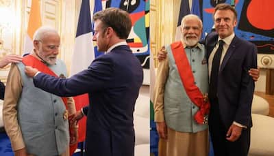 Modi Becomes First Indian Prime Minister To Receive France's Highest Award, 'Grand Cross Of The Legion Of Honour'