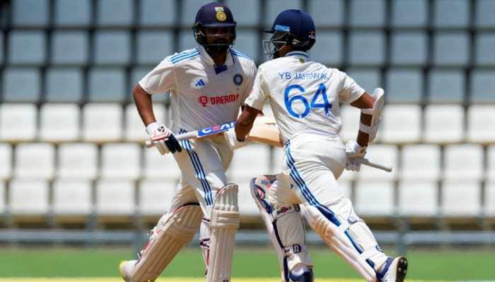 Team India managed to get a first-innings lead for the first time in their history without losing a wicket in Test cricket. After bowling out West Indies for 150 in the 1st Test, India openers Rohit Sharma and Yashasvi Jaiswal put on 229 runs for the 1st wicket on Day 2 in Dominica. (Photo: AP)