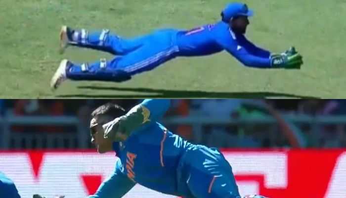 Watch: Dhruv Jurel Recreates MS Dhoni&#039;s Spectacular Catch In India A vs UAE A Game, Video Goes Viral