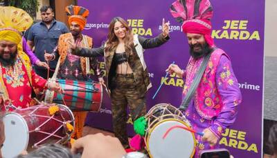 Tamannaah Bhatia Shakes Her Leg To Dhol Beats, Visits Her College To Promote Jee Karda