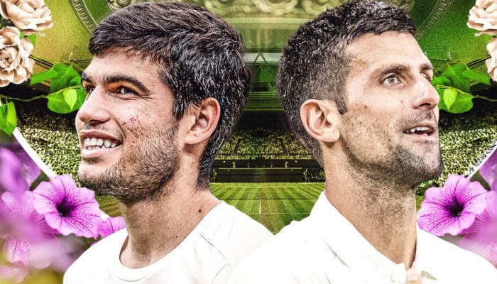 Carlos Alcaraz vs Novak Djokovic Wimbledon 2023 Final Live Streaming When And Where To Watch Mens Singles Final Live Tennis News Zee News