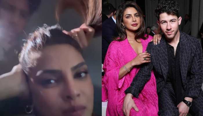Nick Jonas Fixes Wife Priyanka Chopra's Ponytail As They Head Home After Wimbledon Women's Final - Watch