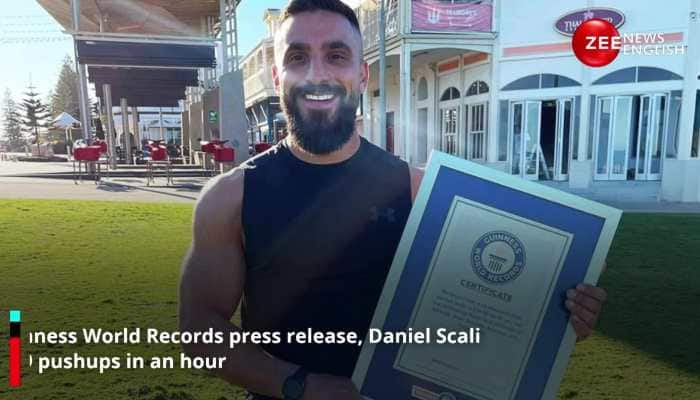 Australian guy breaks the world record for the most pushups