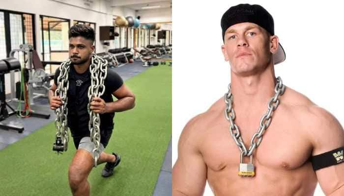 Sanju Samson&#039;s Intense Chain Workout Session At NCA Goes Viral, Fans Compare Him With John Cena