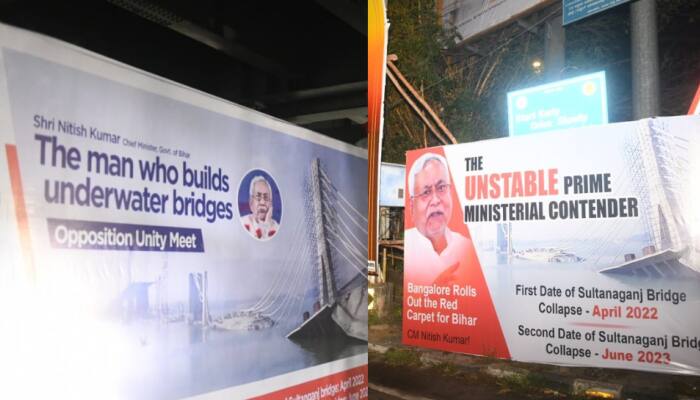 As Opposition Leaders Meet, Posters Terming Nitish Kumar &#039;Unstable PM Contender&#039; Surface In Bengaluru