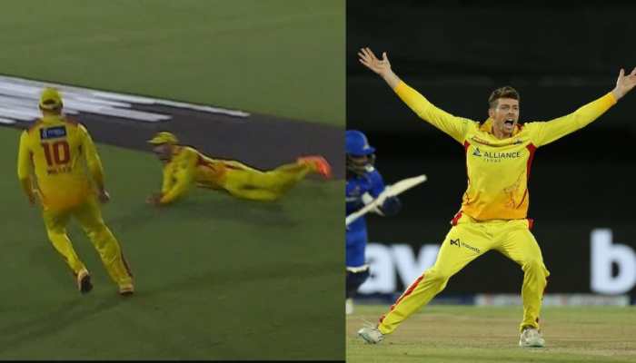 WATCH: Faf du Plessis Grabs Sensational Catch For Texas Super Kings To Dismiss Tim David, Video Goes Viral