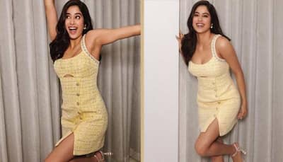Janhvi Kapoor Stuns In A Gorgeous Mini Dress, Beaded Heels; Price Of Her Look Will Make Your Jaws Drop