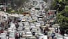 traffic jam at mumbai bangalore expressway