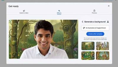 Google Meet To Soon Let Users Create AI-Generated Background Images