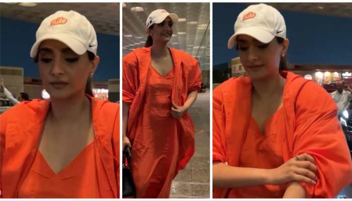 Sonam Kapoor Dons This Unconventional Yet Chic Wear To Airport