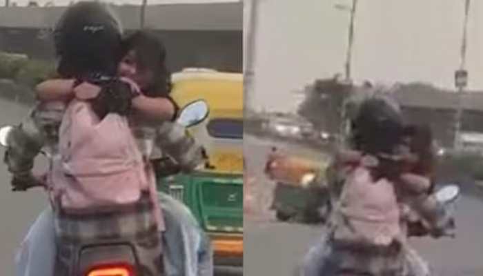 Video Of Delhi Couple Hugging While Riding Bike Goes Viral, Police Says &#039;Don&#039;t Copy Movies&#039;, Fines Rs 11,000