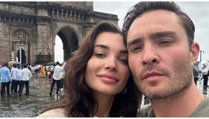 Amy Jackson Gets Cozy With Boyfriend Ed Westwick On A Date Night - Watch