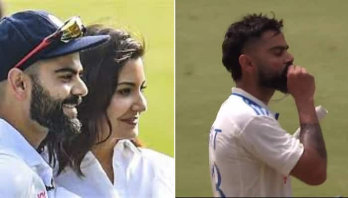 Watch: Virat Kohli&#039;s 76th Hundred Celebration As Dedication To Anushka Sharma Goes Viral