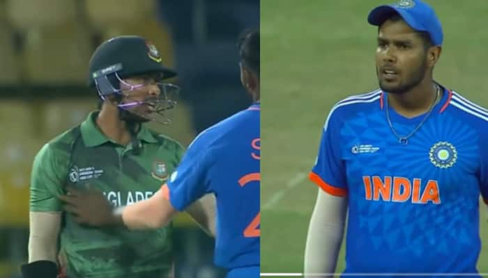 WATCH: Soumya Sarkar And Harshit Rana&#039;s Heated Exchange From IND A vs BAN A Semifinal Goes Viral