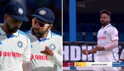 Watch: Mukesh Kumar's Pumped Up Celebration After Taking Maiden Test Wicket For India vs West Indies In 2nd Test